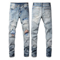 Skittleway Patches Blue Jeans