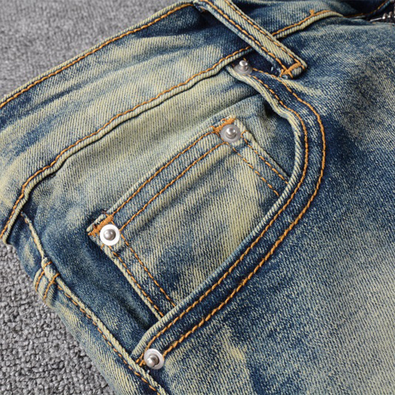Black Leatherstar Denim