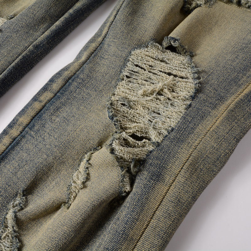 LA Cobra Ripped Jeans