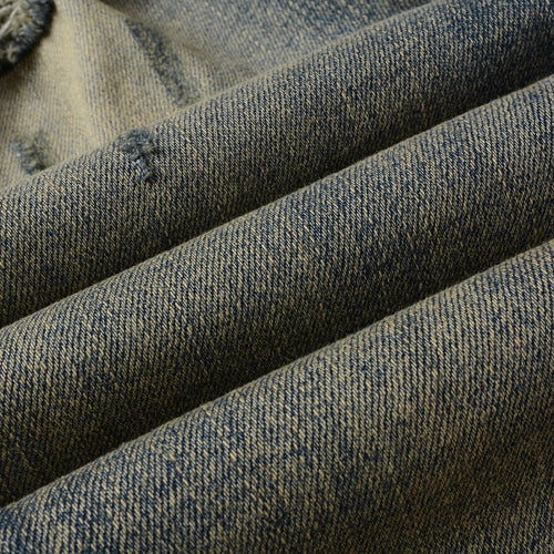 Distressed Snake Jeans
